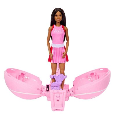 Barbie Team Barbie Roll & Reveal Tenisçi Bebek ve Aksesuarları JMY56