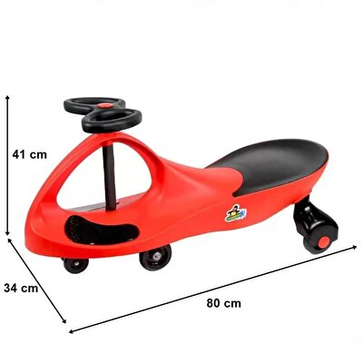 PlasmaCar Pedalsız Kaykay Kırmızı