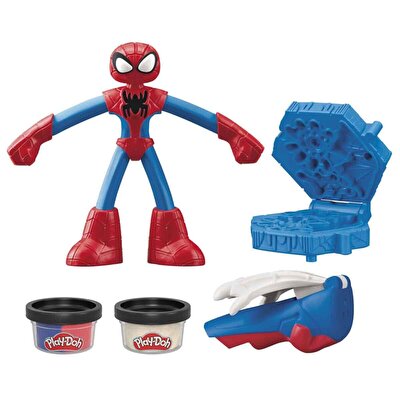 Play Doh Marvel Figürü ve Oyun Hamuru Seti Spider Man G0058