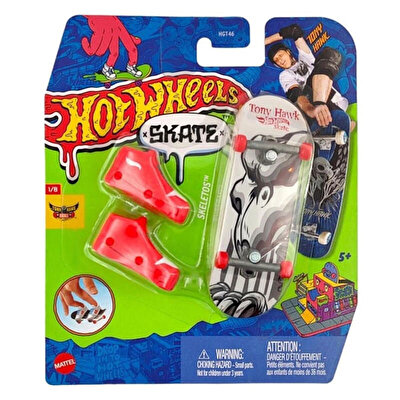 Hot Wheels Skate Parmak Kaykay ve Ayakkabı Paketleri Skeletos HVJ76