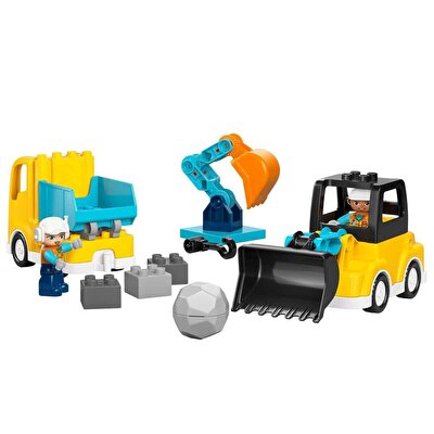 LEGO DUPLO Kasabası 3'ü 1 Arada İnşaat Araçları 10475