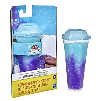 Play Doh Crystal Crunch Hamur - Mavi ve Parlak Lacivert F1563