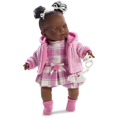Llorens Nicole Llorona Sesli Pembe Yelekli 42 Cm