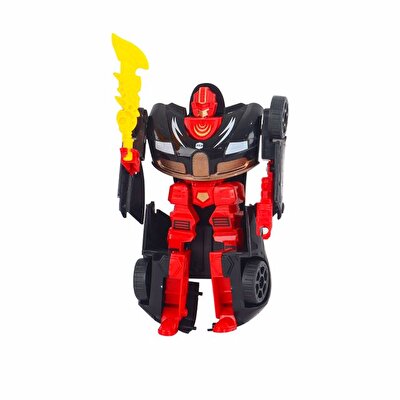 Mega Dönüşen Süper Robot Siyah