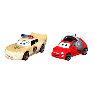 Cars İkili Karakter Araçlar Lightning Mcqueen Deputy Hazzard-Bella C HLH70