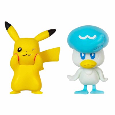 Pokemon Battle Figür 2'li Seti Pikachu ve Quaxly