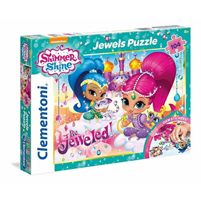 Clementoni 104 Parça Shimmer & Shine Taş Yapıştırmalı Puzzle