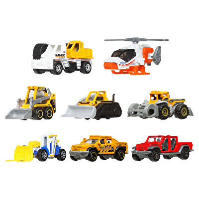Matchbox 1:64 Ölçekli Metal 8'li Araba Seti JJP58