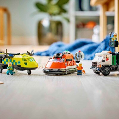 LEGO City Uçak Servis Kamyonu ve Hoverkraft Karışımı 60505