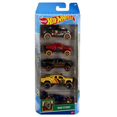 Hot Wheels Beşli Araba Seti Mud Studs HTV40