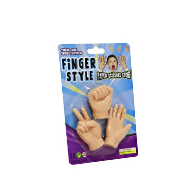 Parmak Kuklası Silikon Taş Kağıt Makas