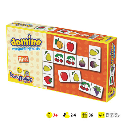Kırkpabuç Meyveler Domino Oyunu 36 Parça