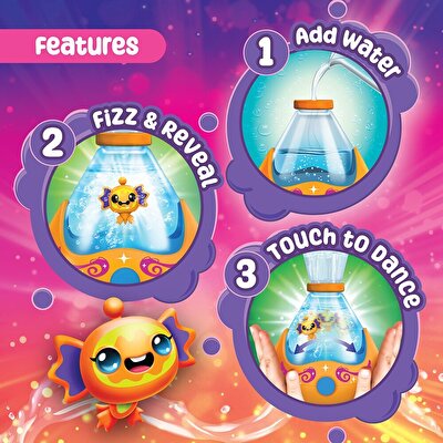 Silverlit Fizzy Pets Işıklı Sesli Köpüren İnteraktif Sürpriz Evcil Hayvan Pluto
