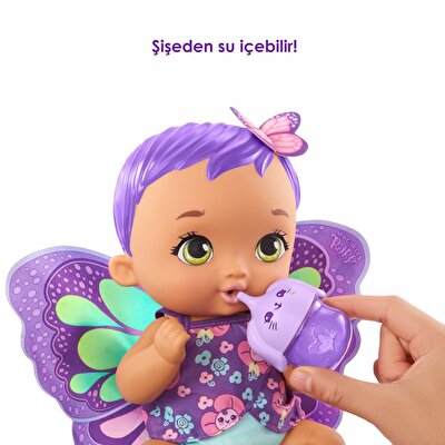 My Garden Baby Kelebek Bebeğimin Bakım Zamanı Mor Saçlı Bebek GYP11