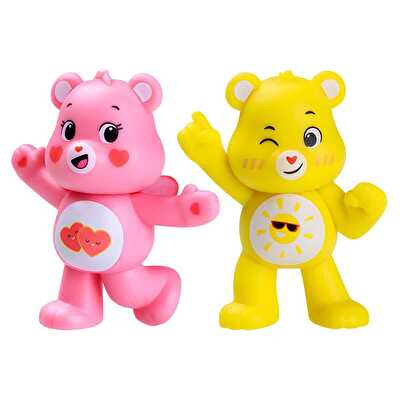 Care Bears 3’lü Mini Figür Seti Funshine Bear ve Love-A-Lot Bear