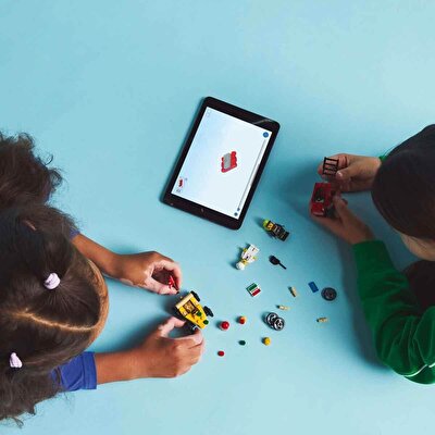 LEGO City Pizza Arabası İtfaiye Kamyonuna Karşı Yarış Arabası Paketi 60458