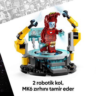 LEGO Marvel Iron Man’in Laboratuvarı: Zırh Salonu 76315