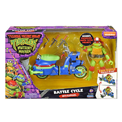 TMNT Araçlar ve Figürler Battle Cycle With Raphael 83430
