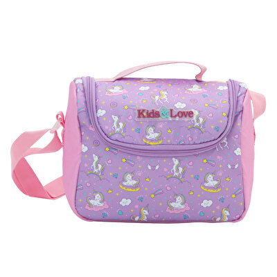 Kaukko Kids&Love Unicorn Desenli Termos Beslenme Çantası