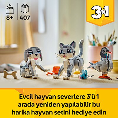 LEGO Creator 3'ü 1 Arada Oyunbaz Kedi 31163