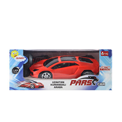 1:24 Pilli Uzaktan Kumandalı 2 Fonksiyonlu Turuncu Pars Lamborgini