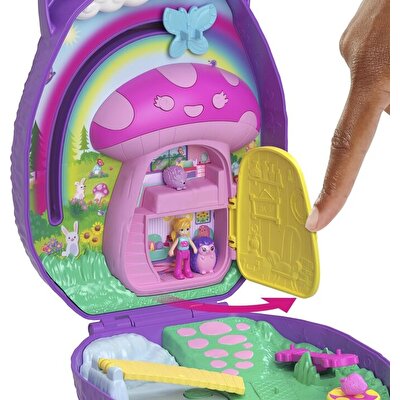 Polly Pocket Çanta Olabilen Micro Oyun Setleri Hedgehog Mom & Baby JBJ91