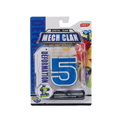 Dönüşen Neon Rakamlar 5 Numara