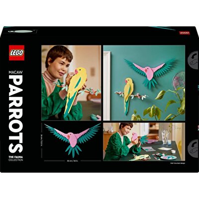 LEGO Art Fauna Koleksiyonu Macaw Papağanları 31211
