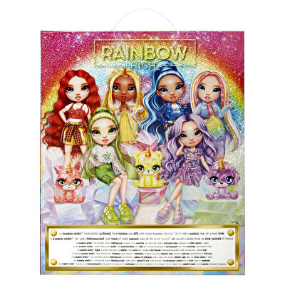 Rainbow High Parlak Slime ve Evcil Hayvan Serisi Bebeği Skyler