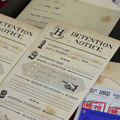 Wizarding World Harry Potter Hogwarts'a Davet Mektup Seti