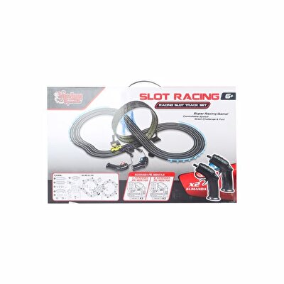 Pilli 2 Araçlı Yarış Seti 1:64 Sarı Lacivert Araba