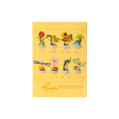 Mega Çi̇çekler ve Böcekler Yapı Blokları Kelebek