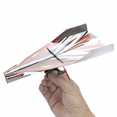 Silverlit Airoz Flybotic Uzaktan Kumandalı Kağıt Uçak Kırmızı/Beyaz