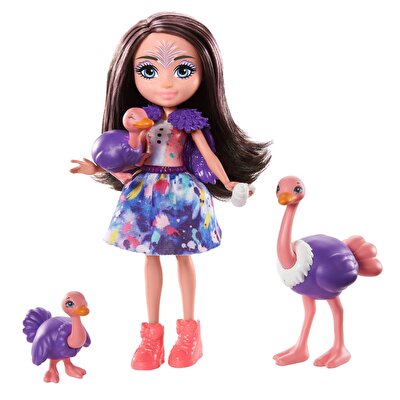 Enchantimals Aile Serileri Oyun Seti Ofelia Ostrich GTM32