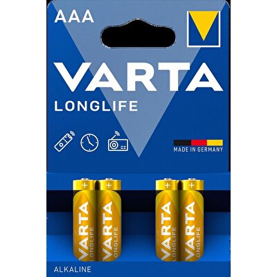 Varta Longlife Extra Ekonomik İnce Pil 1.5 Volt