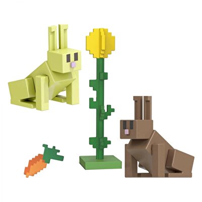 Minecraft Aksesuarlı Figürler Rabbits HTN12
