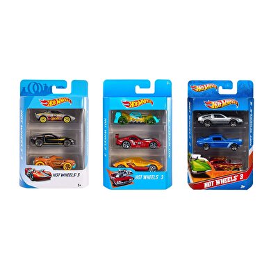 Hot Wheels Üçlü Araba Seti K5904