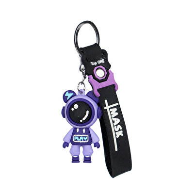 Giftpoint Animal Mask Mor Anahtarlık