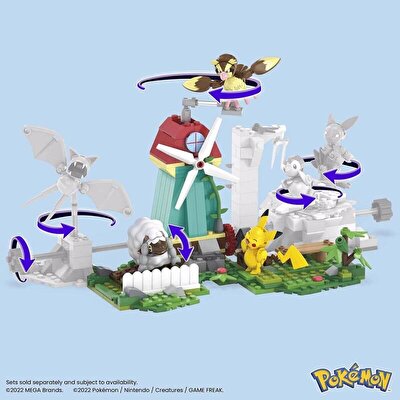 Mega Bloks Pokemon Yel Değirmeni Kasabası Seti HKT21