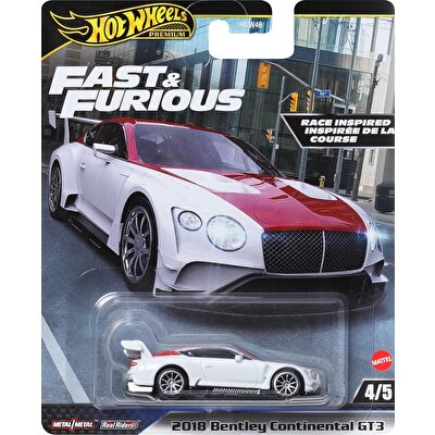 Hot Wheels Hızlı ve Öfkeli Premium Arabalar 2018 Bentley Continental GT3 HVR63