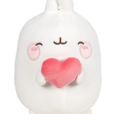 Molang Peluş 18 Cm Molang ve Kalp