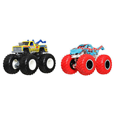 Hot Wheels Monster Trucks Güçlü İkili 1:64 Arabalar Ramblin Wrecker JCC67