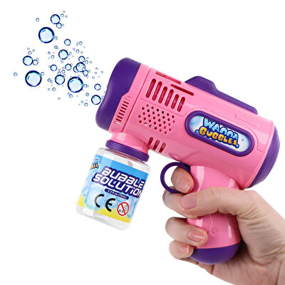Wanna Bubbles Pilli Köpük Tabancası Pembe