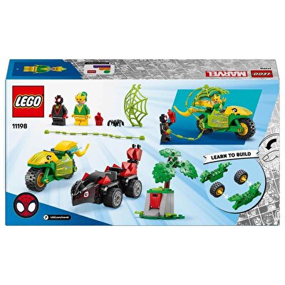 LEGO Marvel Spin ve Electro Dinozor Aracı Takibi 11198