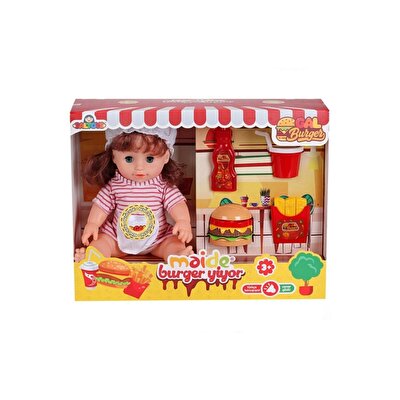 Maide Bebek Burger Yiyor Esmer