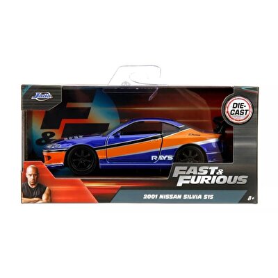 Jada Fast & Furi̇ous 1:32 Ölçekli Araba 2001 Nissan Silvia S15
