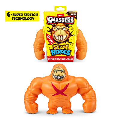 Smashers Slam Heroes Esneyen Goril Figür Turuncu