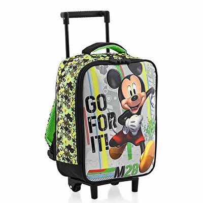 Mickey Çekçekli Anaokulu Çantası Box Go For It