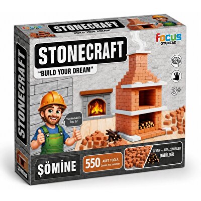 Stone Craft Taş Boyama ve Dekoratif Şömine Maketi Seti