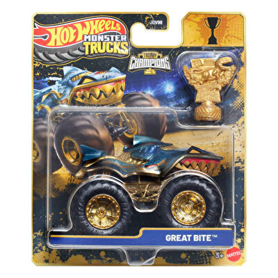 Hot Wheels Monster Trucks Arabalar Trophy Champions Great Bite JMV68